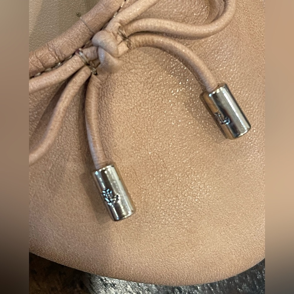 Ralph Lauren Jayna natural colored leather ballet flats with bow - Picture 6 of 11